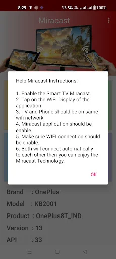 Miracast Screen Mirroring screenshot 3