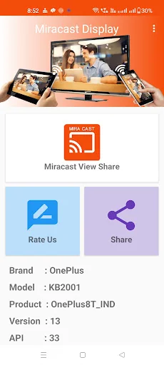 Miracast Screen Sharing