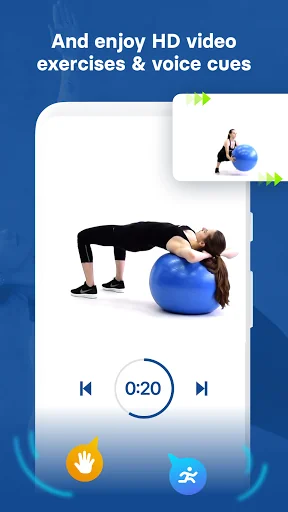 Stability Ball Workouts Fitify screenshot 3