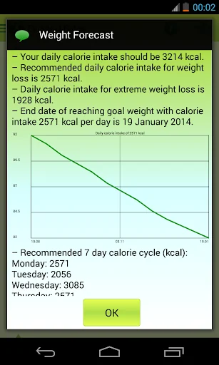 Fitness Calculator 1.0 screenshot 4