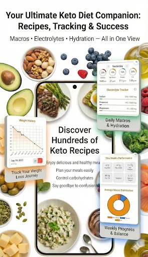 Keto Diet: Tracker & Recipes