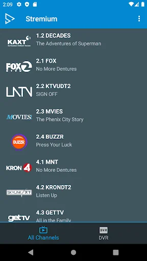 Stremium: Live TV w/ Cloud DVR