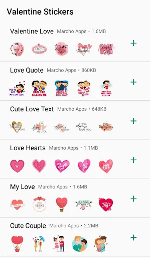 Valentine Day Stickers 2026