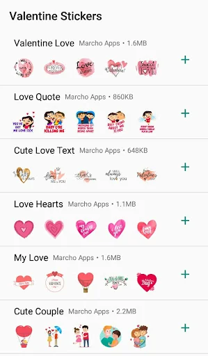 Valentine Day Stickers 2026