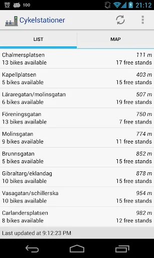 Cykelstationer