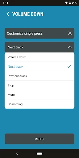 Next Track: Volume button skip screenshot 2