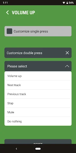 Next Track: Volume button skip screenshot 4