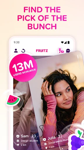 Fruitz - Dating app screenshot 1