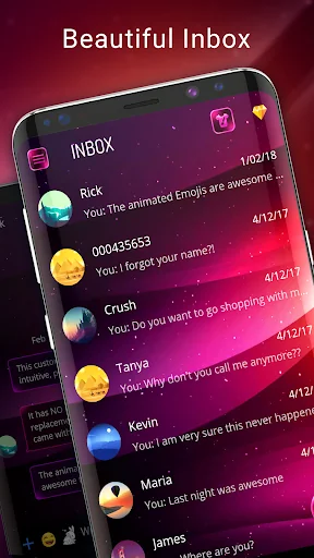 Color SMS to customise chat