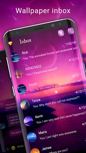 Wallpaper SMS theme