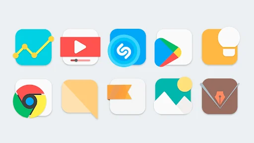 Flat Evo - Icon Pack screenshot 2