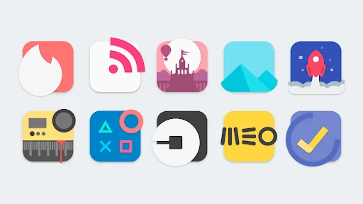 Flat Evo - Icon Pack screenshot 3