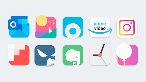 Flat Evo - Icon Pack screenshot 4