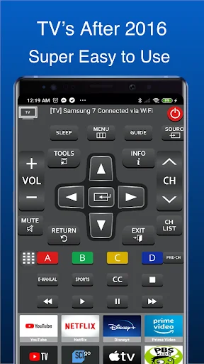 Samsung TV Remote - iSamSmart screenshot 1