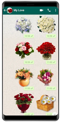 WASticker - Love flowers screenshot 3