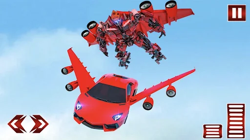 Flying Robot Car Morphing Game screenshot 3