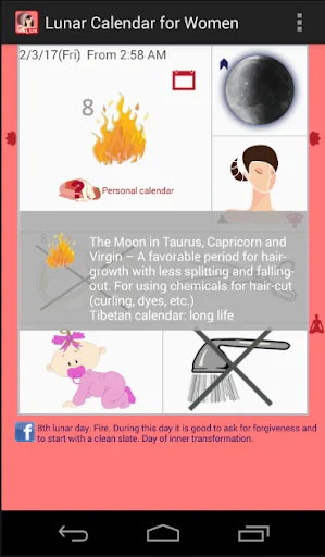 Lunar Calendar for Women Lux