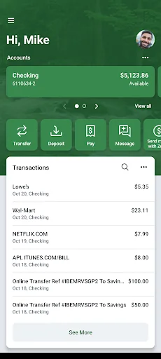 FNB Oneida app screenshot 2