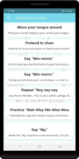 Exercise Your Voice