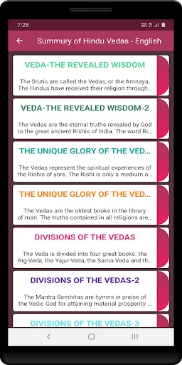 Summury of Hindu Vedas