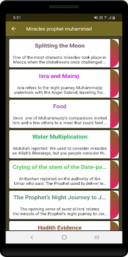 Miracles of the prophet