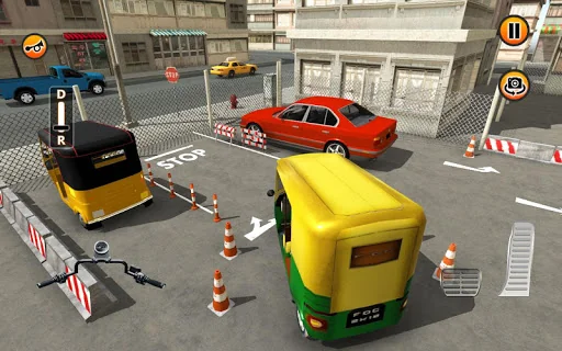 3D Tuk Tuk Auto Parking Games