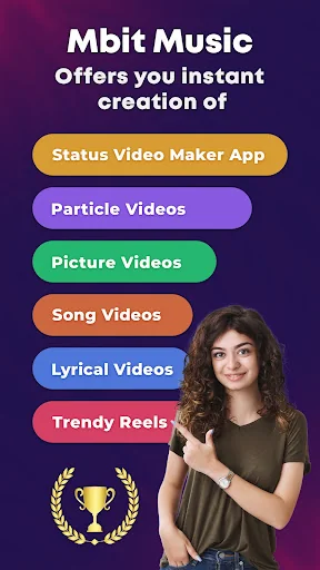 MBit Music Video Status Maker