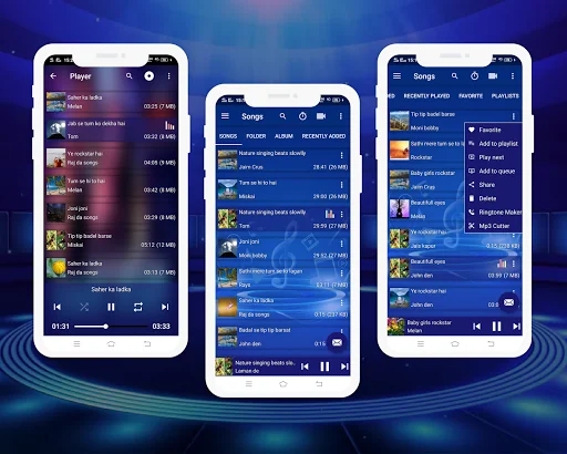 Folder Music Player - Video Pl screenshot 3