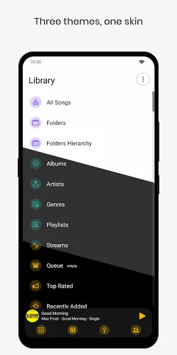 Material2 PowerAmp v3 Skin screenshot 1