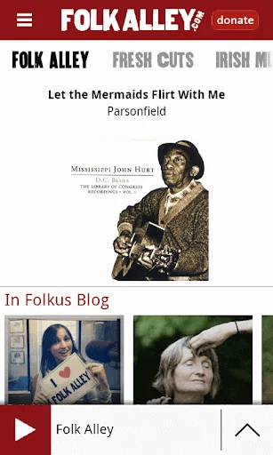 Folk Alley Player screenshot 2