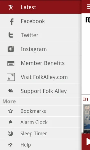 Folk Alley Player screenshot 3