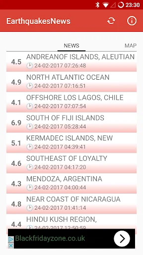 Earthquake News