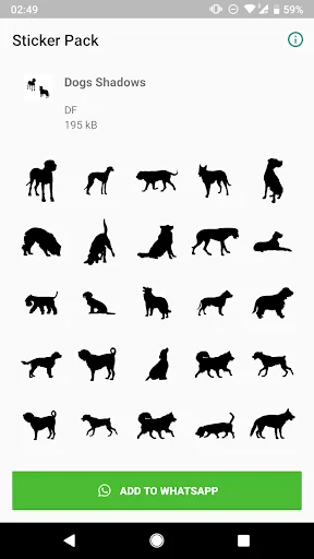Dog Stickers for WhatsApp