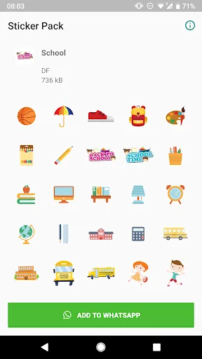 School Stickers for WhatsApp