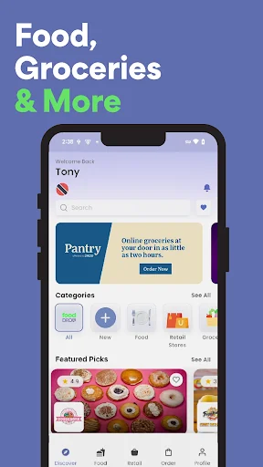 foodDROP: Food Delivery screenshot 2