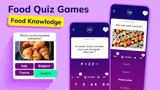 Food Quiz Games:Food Knowledge
