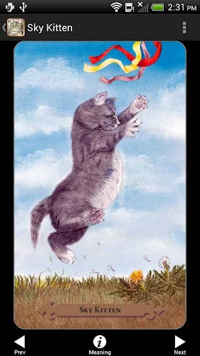 Mystical Cats Tarot screenshot 1