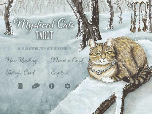 Mystical Cats Tarot screenshot 3