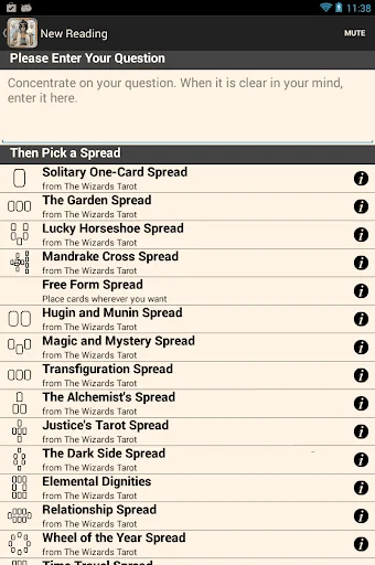 Wizards Tarot screenshot 4