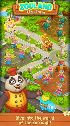Farm Zoo Happy Day in Pet City screenshot 4