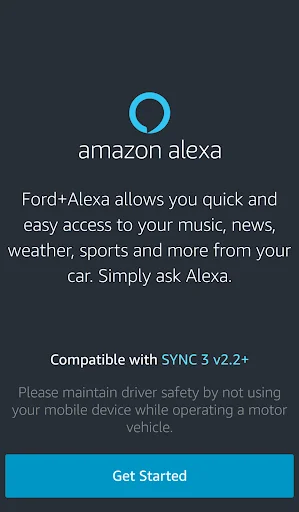 Ford+Alexa screenshot 4