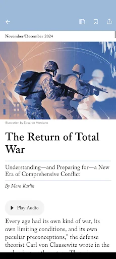 Foreign Affairs Magazine screenshot 4