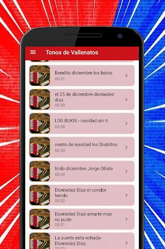 Ringtones Vallenatos screenshot 3