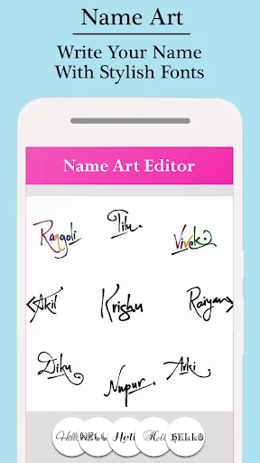 Name Art: Grid, Collage Editor