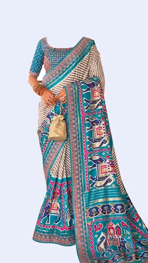 Women Saree Photo Suit screenshot 1