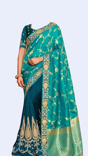 Women Saree Photo Suit screenshot 4