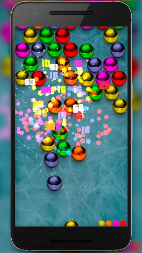 Magnetic balls bubble shoot screenshot 2