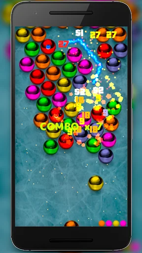 Magnetic balls bubble shoot screenshot 3