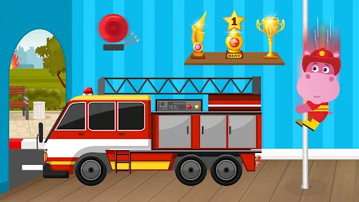 Kids Firefighter Truck Games