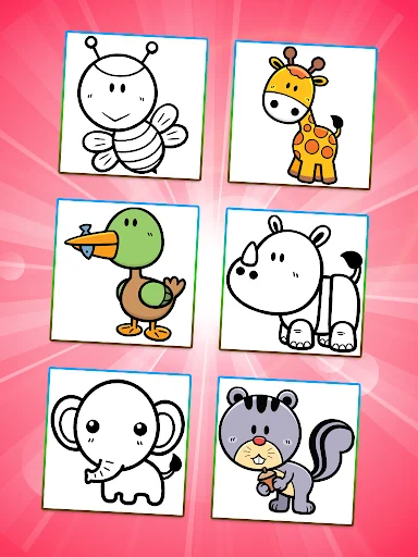 Coloring Games: Color Animals